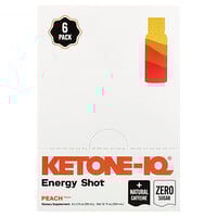 Energy Shot（エナジーショット）、ピーチ、ボトル6本、各59ml（2液量