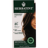 Herbatint, Стойкий растительный гель-краска для волос, 4R, пепельный каштан, 4,56 жидких унций (135 мл) отзывы