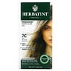 Herbatint, 長期染髮凝膠，7C，灰棕色，4.56 液量盎司（135 毫升）