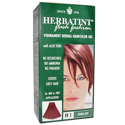 

Permanent Haircolor Gel, FF 1 Henna Red, 4.56 fl oz (135 ml)
