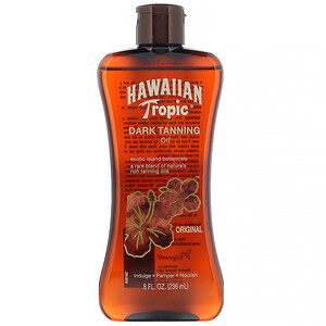 Отзывы о Hawaiian Tropic, Dark Tanning Oil, Original, 8 fl oz (236 ml)