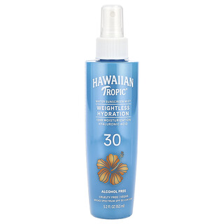 Hawaiian Tropic, 轻薄补水，水性抗晒喷雾，SPF 30，5.2 液量盎司（153 毫升）