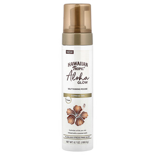 Hawaiian Tropic, Aloha Glow, Self-Tanning Mousse, Express Tan, Coconut, 6.7 oz (189.9 g)