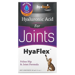 Hyalogic, HyaFlex для кошек, гиалуроновая кислота для суставов, 30 мл (1 унция)