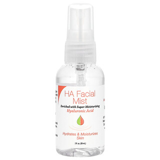 هيالوجيك‏, HA Facial Mist ، خالٍ من العطور ، 2 أونصة سائلة (59 مل)