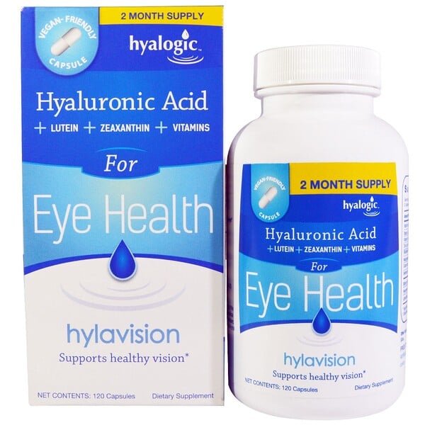 Hylavision, Hyaluronic Acid, 120 Capsules