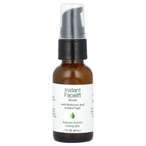 Hyalogic Instant Facelift Serum with Hyaluronic Acid & Pepha-Tight, Fragrance Free, 1 fl oz (30 ml)