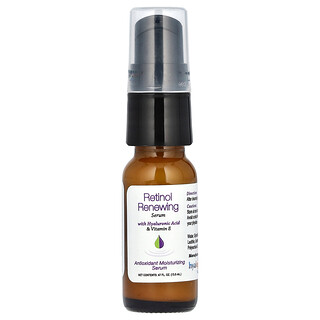 Hyalogic, Sérum renovador con retinol, ácido hialurónico y vitamina E, Sin fragancia, 13,5 ml (0,47 oz. líq.)