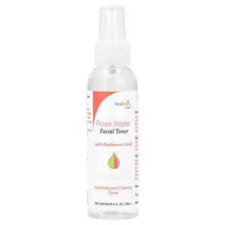 Hyalogic, Rose Water Facial Toner with Hyaluronic Acid, 4 fl oz (118 ml)