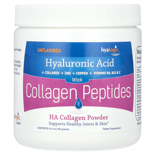 Hyalogic, HA collageenpeptidepoeder, ongeparfumeerd, 180 g