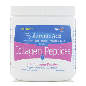 Отзывы о Хиалоджик ЛЛС, HA Collagen Powder, Hyaluronic Acid with Collagen Peptides, Unflavored,  6.4 oz (180 g)