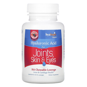 Отзывы о Хиалоджик ЛЛС, Hyaluronic Acid For Joints, Skin & Eyes, Mixed Berry Flavor, 60 HA Chewable Lozenges