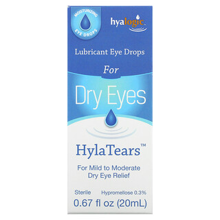 Hyalogic, HylaTears，润眼液，适用于干眼，0.67 盎司（20 毫升）