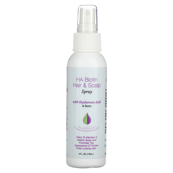 Spray com HA Biotina para Cabelo e Couro Cabeludo, 118 ml