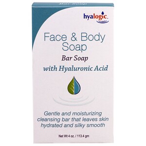 Отзывы о Хиалоджик ЛЛС, Face & Body Soap, With Hyaluronic Acid, 4 oz (113.4 g)
