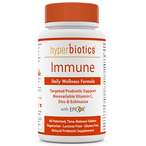 Hyperbiotics, Immune, Advanced Immune Formula, 4 Billion CFU, 60 Time-Release Tablets