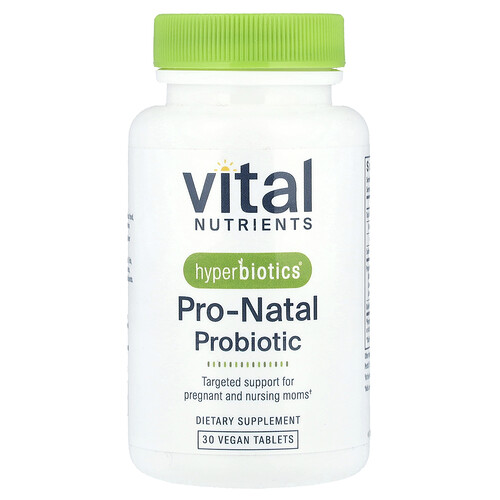 Vital Nutrients, Hyperbiotics®, Pro-Natal Probiotic, 30 Vegan Tablets