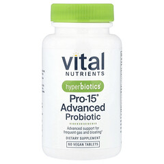 Hyperbiotics®, покращений пробіотик Pro-15®, 60 веганських таблеток