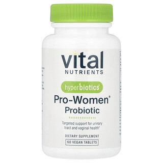 Vital Nutrients, Hyperbiotics®, Probiotique Pro-femmes®, 60 comprimés vegan