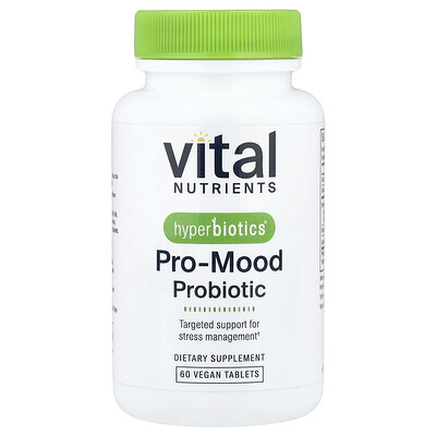 Product Image for Vital Nutrients, Hyperbiotics , Pro-Mood Probiotic, 60 Vegan Tablets