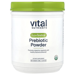Vital Nutrients, Hyperbiotics®（ハイパーバイオティクス）、プレバイオティクスパウダー、378g（13.33オンス）