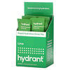 هايدرنت, Rapid Hydration Drink Mix, Lime, 12 Pack, 0.22 oz (6.3 g) Each
