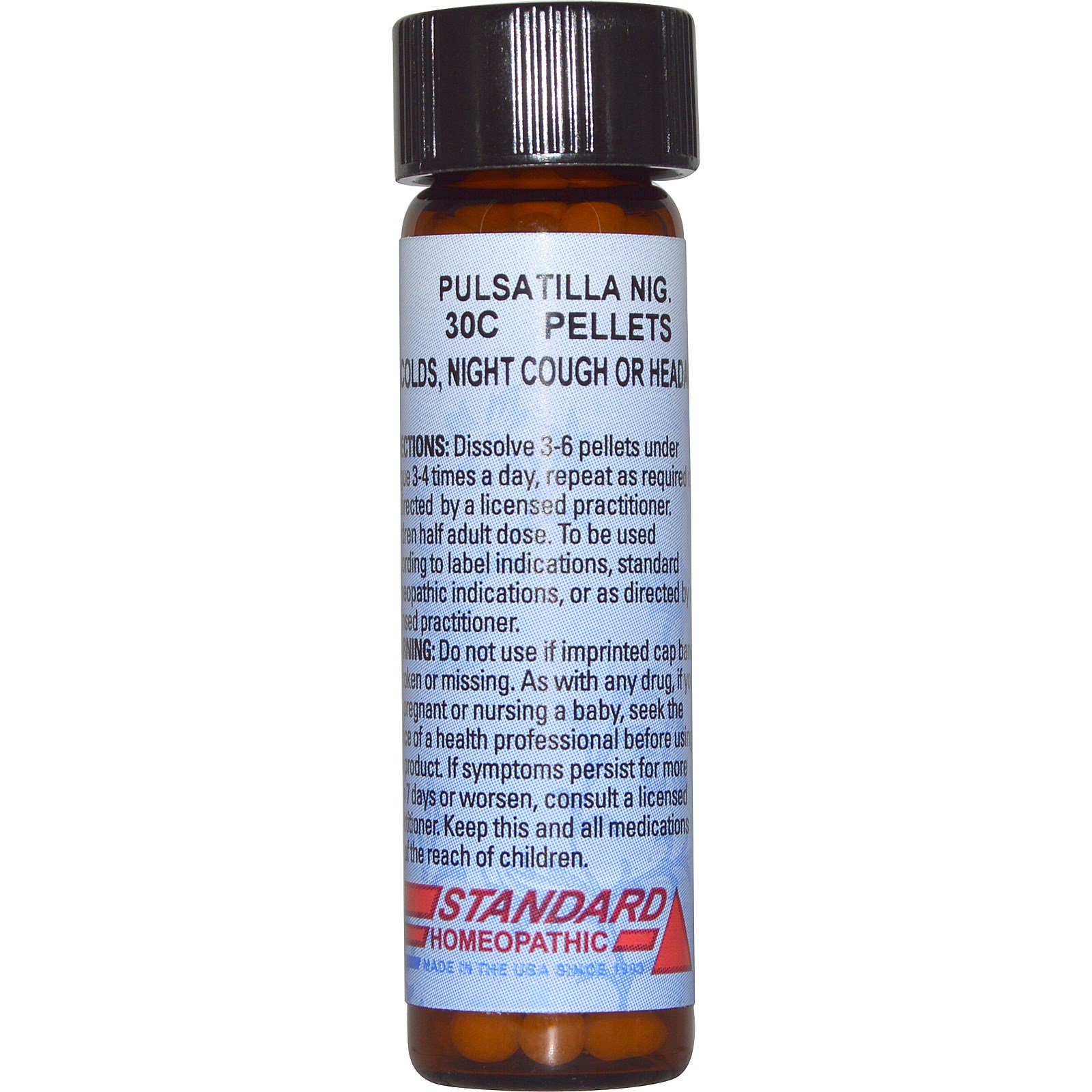 Hyland's, Standard Homeopathic, Pulsatilla Nig., 30C, 160 Pellets (1/4