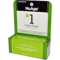 NuAge, № 1 Calc Fluor (фторид кальция), 125 таблеток - изображение