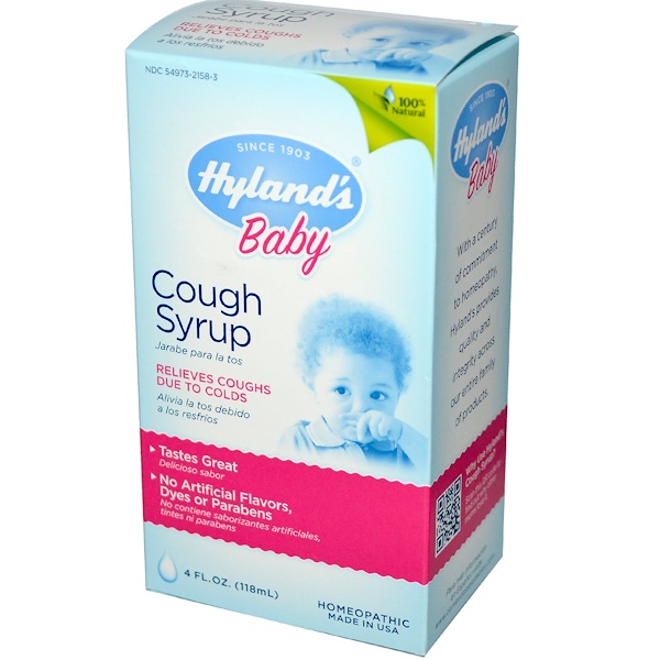 Hyland's, Baby, Cough Syrup, 4 fl oz (118 ml) iHerb