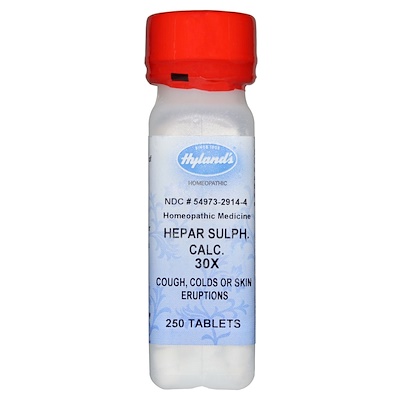 

Hepar Sulph. Calc. 30X, 250 таблеток