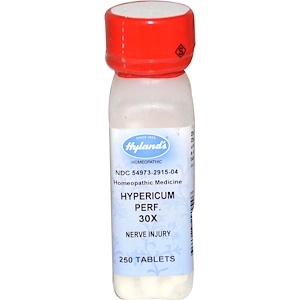 Hyland's, Hypericum Perf. 30X, повреждение нервов 250 таблеток