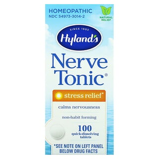 Hyland's, Tonifiant pour les nerfs, Antistress, 100 comprimés
