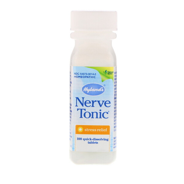 Hyland's, Nerve Tonic, Stress Relief, 100 QuickDissolving Tablets iHerb