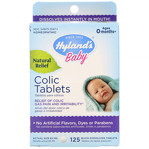 Хайлэндс, Baby, Colic Tablets, Ages 0 Months+, 125 Quick-Dissolving Tablets отзывы