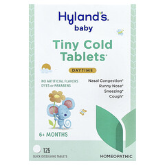 Baby, Tiny Cold Tablets, Daytime, Ages 6 Months +, 125 Quick-Dissolving Tablets