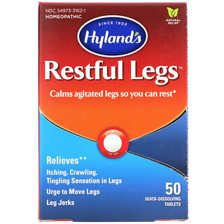 Hyland's, Restful Legs，50片快速溶解片