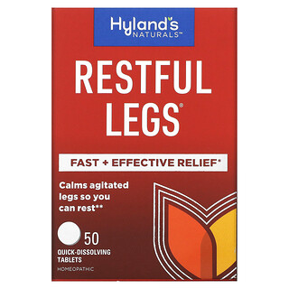 Hyland's Naturals, Piernas en reposo, 50 comprimidos de rápida disolución