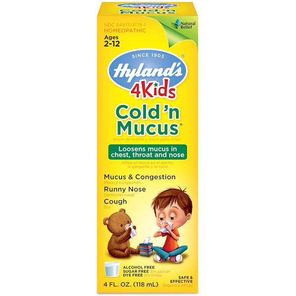Hyland Baby Cold And Cough Dosage Chart