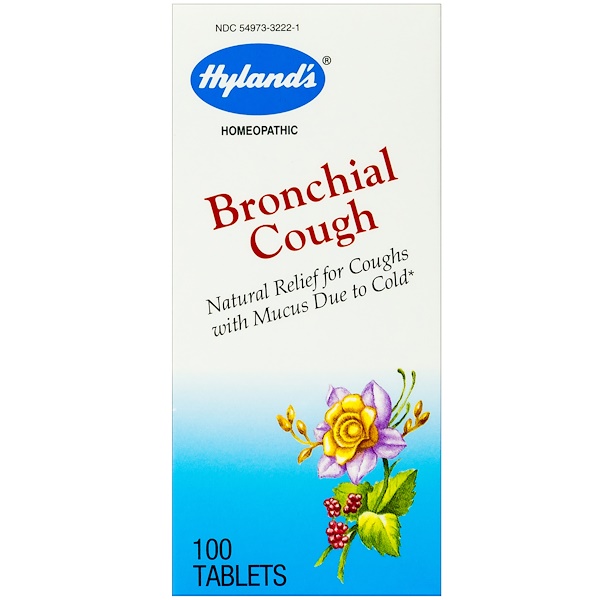Hyland's, Tos bronquial, 100 tabletas