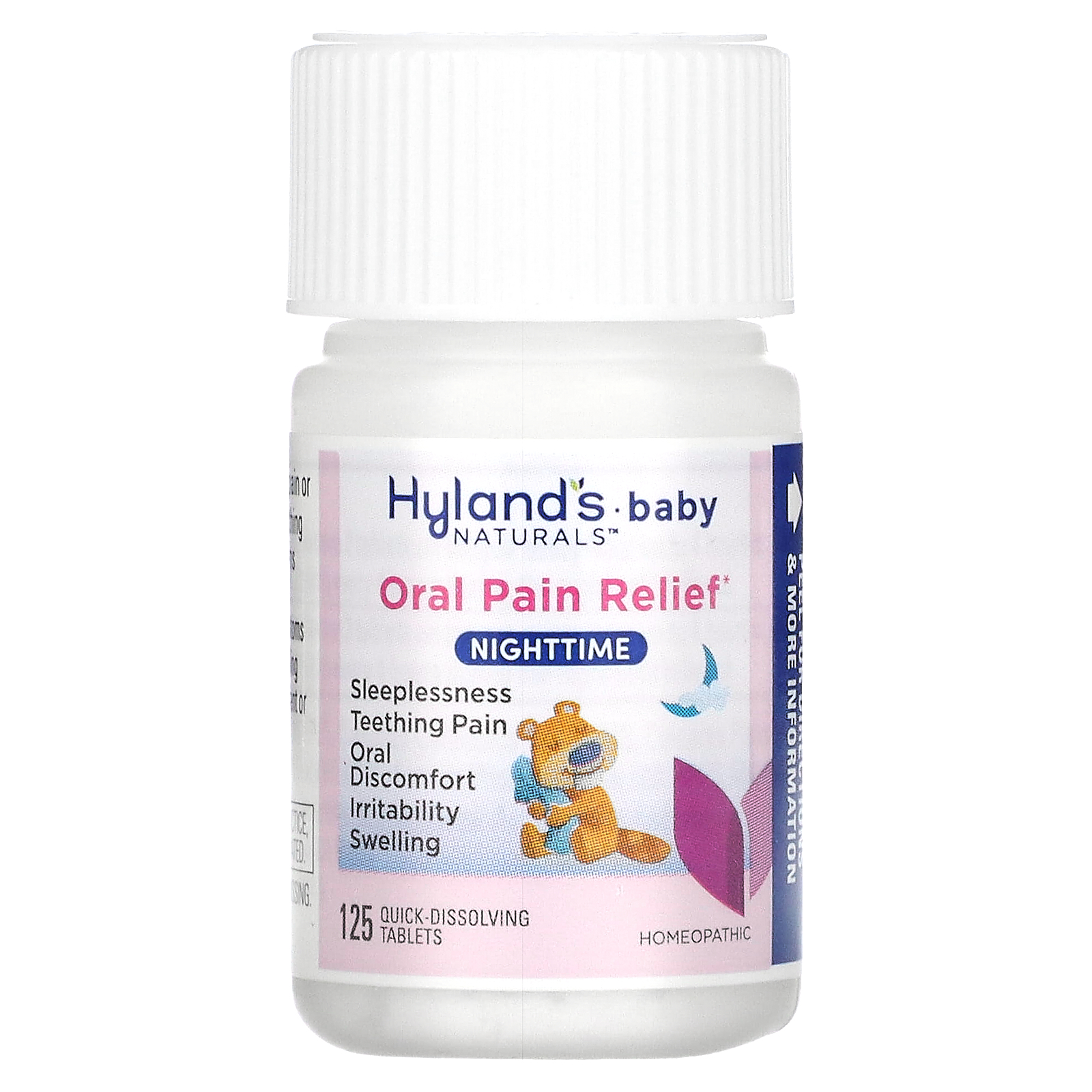 Hyland's Naturals, Baby, Oral Pain Relief, Nighttime, 0+ Months, 125