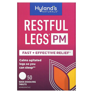 Hyland's Naturals, Restful Legs PM, 50 швидкорозчинних таблеток