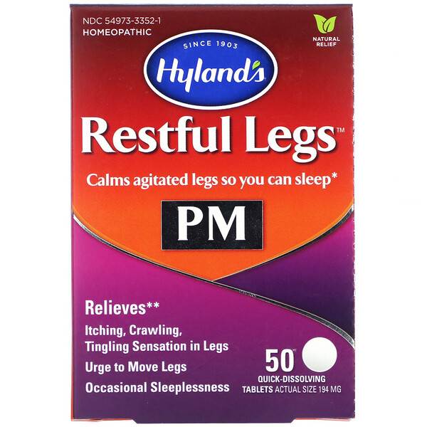 Hyland's, Erholsame Beine PM, 50 schnell lösliche Tabletten