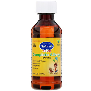 Hyland's, 4 Kids, средство против аллергии, дневное средство, 118 мл (4 жидк. Унции)
