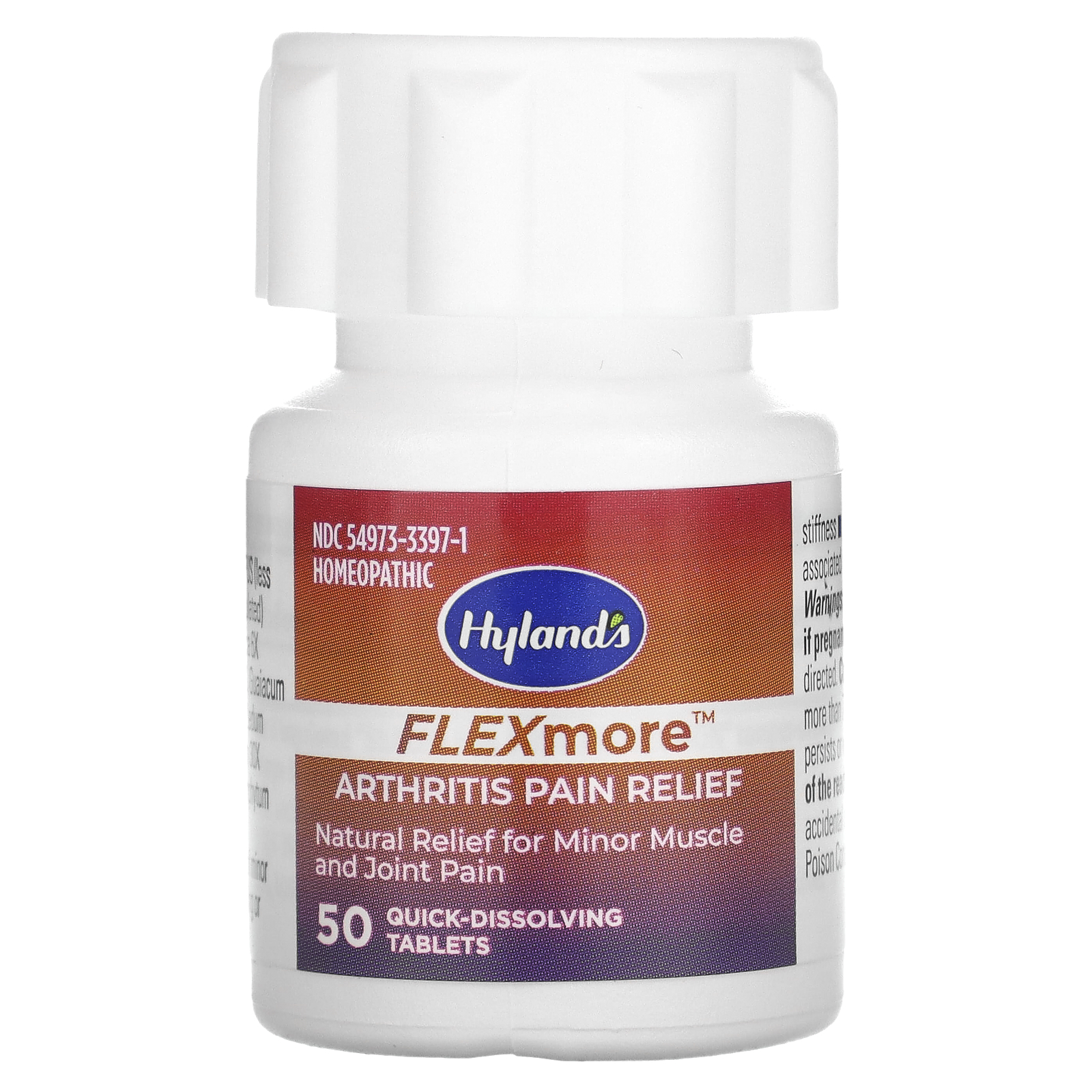 Hyland's Naturals, FLEXmore, Arthritis Pain Relief, 50 QuickDissolving