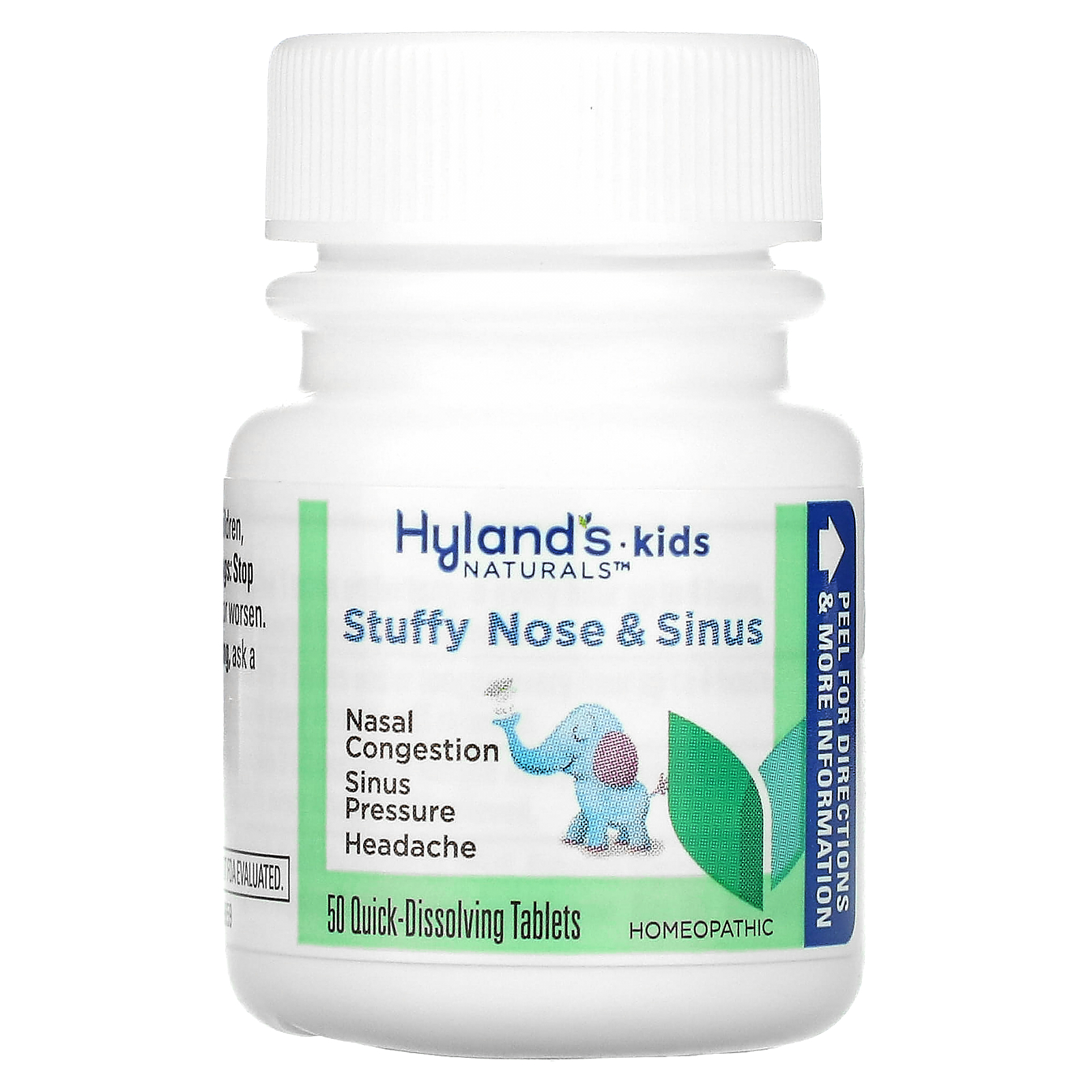 Hyland's Naturals, Kids, Stuffy Nose and Sinus, 212 Years, 50 QuickDissolving Tablets