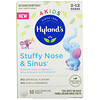 Hyland's‏,  4 Kids, Stuffy Nose and Sinus, 2-12 Years, 50 Quick-Dissolving Tablets