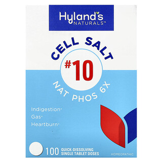 Hyland's Naturals‏, Cell Salt #10, Nat Phos 6X, ‏100 טבליות מתמוססות במהירות