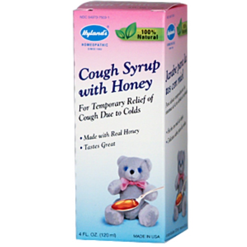 Hyland's, Cough Syrup With Honey, 4 fl oz (120 ml) iHerb