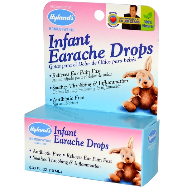 Hyland's, Infant Earache Drops, 0.33 fl oz (10 ml) (Discontinued Item) 