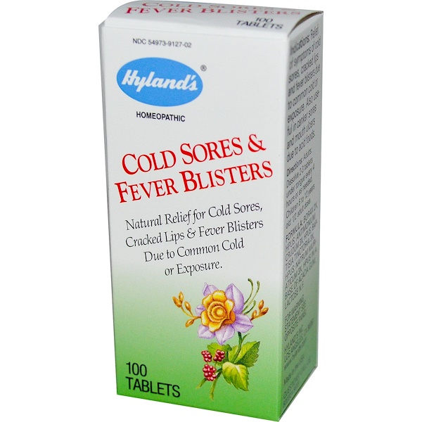 Hyland's, Cold Sores & Fever Blisters, 100 Tablets (Discontinued Item) 